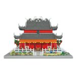 Lezi 8054 World Architecture Nanjing Confucius Temple Palace Model Mini Diamond Blocks Bricks Building Toy for Children no Box 3