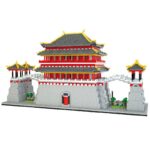Lezi 8187 World Architecture China Ancient Tang Paradise Palace DIY Mini Diamond Blocks Bricks Building Toy for Children no Box 4