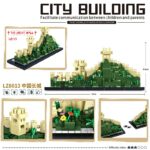 Lezi 8013 World Architecture China Ancient Great Wall Tree Flower 3D Mini Diamond Blocks Bricks Building Toy for Children no Box 2