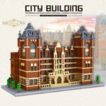 Lezi 8035 World Architecture Royal College of Music School Model DIY Mini Diamond Blocks Bricks Building Toy for Children no Box 5