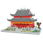 Lezi 8054 World Architecture Nanjing Confucius Temple Palace Model Mini Diamond Blocks Bricks Building Toy for Children no Box 6