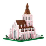 Lezi 8196 World Architecture Island Wedding Manor Church Garden DIY Mini Diamond Blocks Bricks Building Toy for Children no Box 4