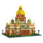 Lezi 8044 World Architecture St Isaac's Cathedral Museum Church DIY Mini Diamond Blocks Bricks Building Toy for Children no Box 6