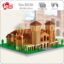 Lezi 8036 World Architecture USA Caltech University School Model DIY Mini Diamond Blocks Bricks Building Toy for Children no Box 1