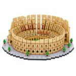 Lezi 8191 World Architecture Italy Rome Colosseum Theatre Stadium 3D Mini Diamond Blocks Bricks Building Toy for Children no Box 4