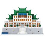 Lezi 8201 World Architecture Xiamen University Assembly Hall Light Mini Diamond Blocks Bricks Building Toy for Children no Box 3
