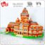 Lezi 8033 World Architecture USA Harvard University School Garden 3D Mini Diamond Blocks Bricks Building Toy for Children no Box 1