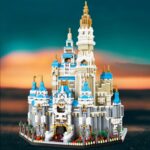 Lezi 8028 World Architecture Amusement Park Dream Castle Tower Model Mini Diamond Blocks Bricks Building Toy for Children no Box 6