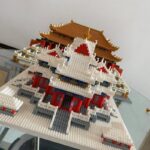 Lezi 8051 World Architecture Snow Imperial Palace Turret Tower DIY Mini Diamond Blocks Bricks Building Toy for Children no Box 6