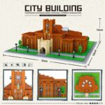Lezi 8037 World Architecture Japan Tokyo University School Model DIY Mini Diamond Blocks Bricks Building Toy for Children no Box 2