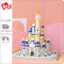 Lezi 8189 World Architecture Snow Castle Palace Tower Winter Tree 3D Mini Diamond Blocks Bricks Building Toy for Children no Box 1