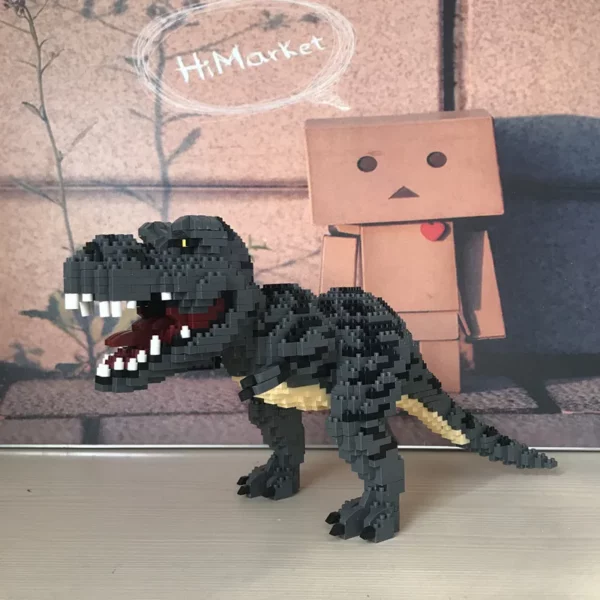 Balody 16088 Jurassic Dinosaur Tyrannosaurus Rex Animal Monster DIY Mini Diamond Blocks Bricks Building Toy for Children no Box 2
