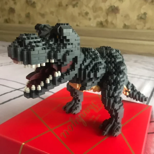 Balody 16088 Jurassic Dinosaur Tyrannosaurus Rex Animal Monster DIY Mini Diamond Blocks Bricks Building Toy for Children no Box 4