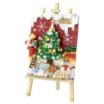 Unique Christmas Gift Building Blocks Sleigh Christmas Tree Stereoscopic Halloween/Thanksgiving Day/Christmas gift 5