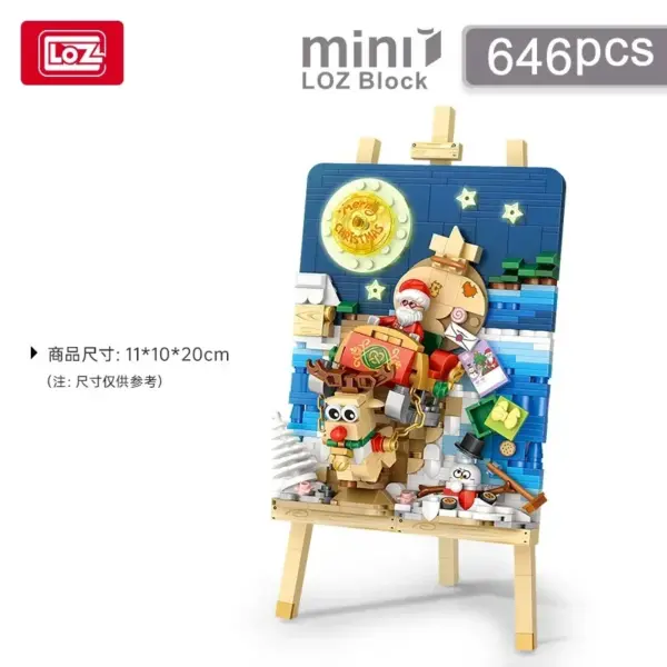 Unique Christmas Gift Building Blocks Sleigh Christmas Tree Stereoscopic Halloween/Thanksgiving Day/Christmas gift 6